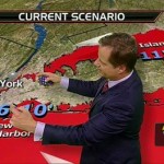 Hurricane Sandy Weatherman