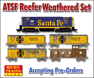 Micro-Trains-Line ATSF Weathered Set