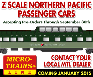 Micro-Trains-Line Z Scale NP Passenger Cars