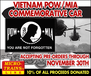 Micro-Trains-Line POW/MIA Commemorative Car