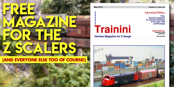 Z scale hot sale magazine