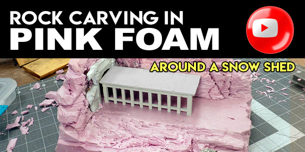Rock Carving In Pink Foam