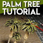 Coconut palm tree tutorial from Raildig