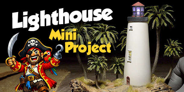 Miniature Lighthouse Model Build | Satisfying Mini Project